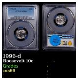 1996-d Roosevelt Dime 10c ms66 PCGS
