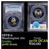 1978-s Proof Washington Quarter 25c pr69 dcam PCGS