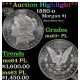 1880-o Morgan Dollar $1 ms63+ PL SEGS