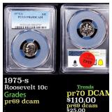 1975-s Proof Roosevelt Dime 10c pr69 dcam PCGS