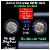 Buffalo Nickel Shotgun Roll in Old Bank Style 