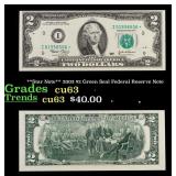 **Star Note** 2003 $2 Green Seal Federal Reserve N