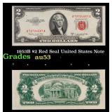 1953B $2 Red Seal United States Note Grades Select