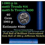 BU Shotgun Jefferson 5c roll, 1981-p 40 pcs Bell T