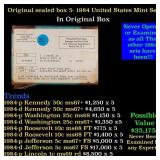 Original sealed box of 3x 1984 United States Mint