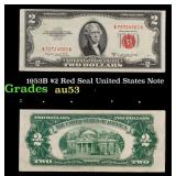 1953B $2 Red Seal United States Note Grades Select