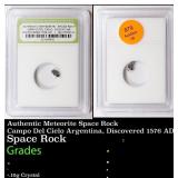 Authentic Meteorite Space Rock Campo Del Cielo Arg