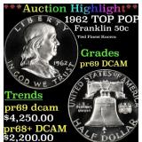 ***Major Highlight*** 1962 Proof Franklin Half Dol