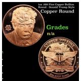 1oz .999 Fine Copper Bullion Round - Donald Trump