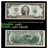 **Star Note** 2003 $2 Green Seal Federal Reserve N