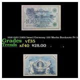 1918-1922 (1908 Issue) Germany 100 Marks Banknote