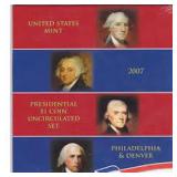 2012 Presidential Dollar Mint Set