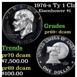 ***Auction Highlight*** 1976-s Ty 1 Clad Proof Eis