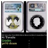 NGC 2017-p Star Trek SPOCK Mirror Mirror 1oz Silve