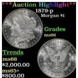 ***Major Highlight*** 1879-p Morgan Dollar $1 ms66