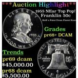***Major Highlight*** 1955 Proof Franklin Half Dol