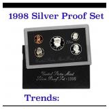 1998 United States Mint Silver Proof Set