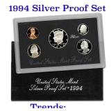 1994 United States Mint Silver Proof Set