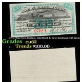 Civil War Era Boston, Hartford & Erie Railroad $35