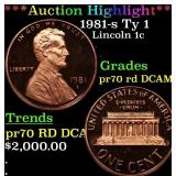 ***Major Highlight*** 1981-s Ty 1 Proof Lincoln Ce
