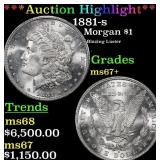 ***Major Highlight*** 1881-s Morgan Dollar $1 ms67