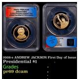 2008-s ANDREW JACKSON Proof Presidential Dollar Fi