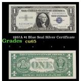 1957A $1 Blue Seal Silver Certificate Grades Gem C