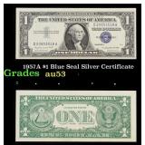 1957A $1 Blue Seal Silver Certificate Grades Selec