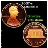 2007-s Proof Lincoln Cent 1c Grades GEM++ Proof De