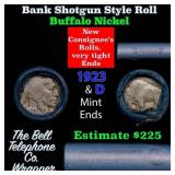 Buffalo Nickel Shotgun Roll in Old Bank Style 