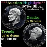 ***Auction Highlight*** 1976-s Silver Proof Eisenh