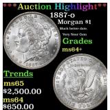 ***Major Highlight*** 1887-o Morgan Dollar $1 ms64