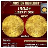 *Highlight* PCGS 1904-p Gold Liberty Double Eagle