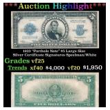 *Highlight* 1923 "Porthole Note" $5 Large Size Sil