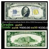 1934A $10 Silver Certificate North Africa WWII Eme
