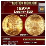 *Highlight* 1897-p Gold Liberty Double Eagle $20 m
