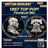 *Highlight* 1957 Proof Franklin Half Dollar TOP PO