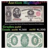 *Highlight* 1891 $1 Treasury Note Edwin M Stanton