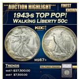*Highlight* 1943-s Walking Liberty Half Dollar TOP