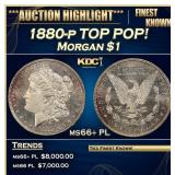 *Highlight* 1880-p Morgan Dollar TOP POP! $1 ms66+