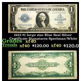 1923 $1 large size Blue Seal Silver Certificate Gr