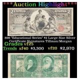*Highlight* 1896 "Educational Series" $2 Large Siz
