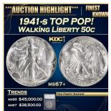 *Highlight* 1941-s Walking Liberty Half Dollar TOP