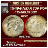 *Highlight* 1949-s Franklin Half Dollar Near Top P