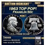*Highlight* 1963 Proof Franklin Half Dollar TOP PO