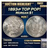 *Highlight* 1893-p Morgan Dollar TOP POP! $1 ms66+