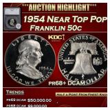 *Highlight* 1954 Proof Franklin Half Dollar Near T