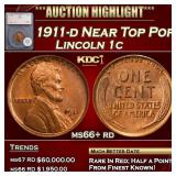 *Highlight* 1911-d Lincoln Cent Near Top Pop! 1c m