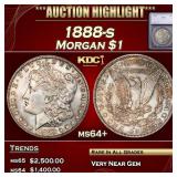 *Highlight* 1888-s Morgan Dollar $1 ms64+ SEGS (fc