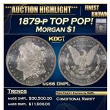 *Highlight* 1879-p Morgan Dollar TOP POP! $1 ms66
